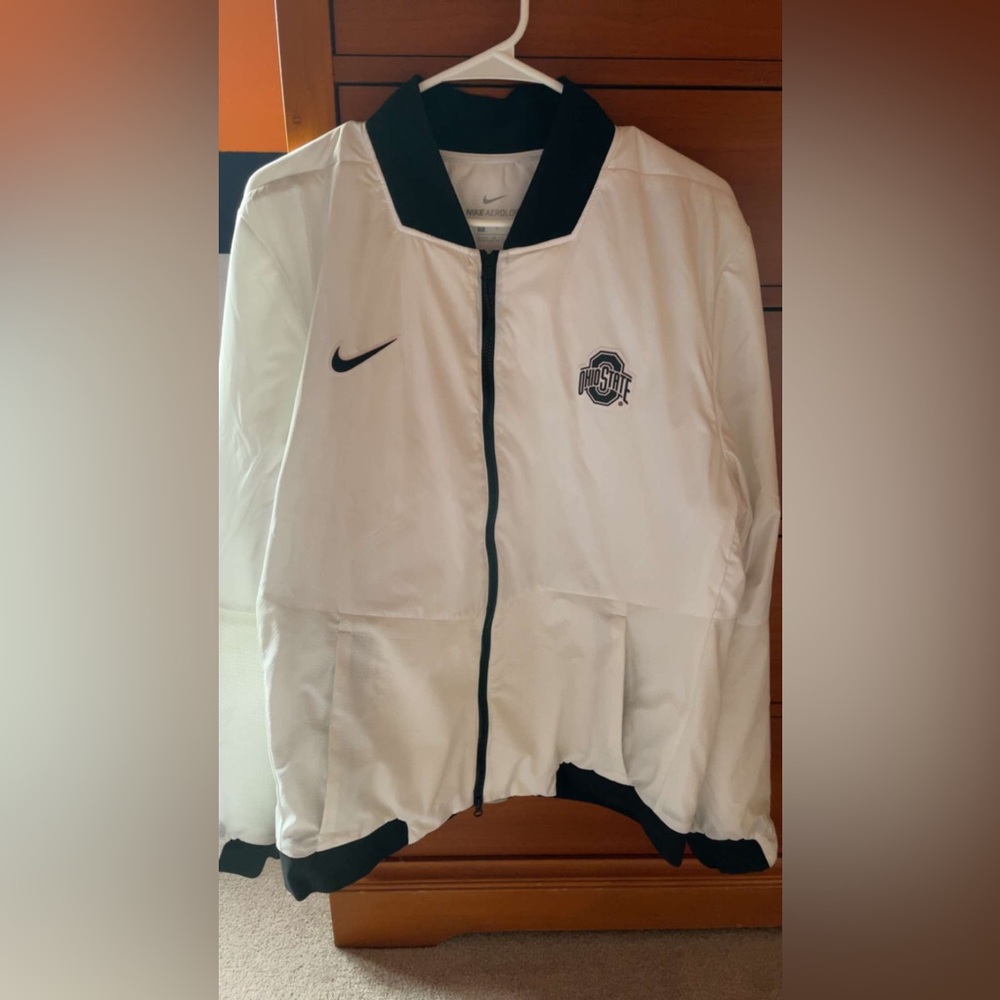 White Nike Ohio State jacket